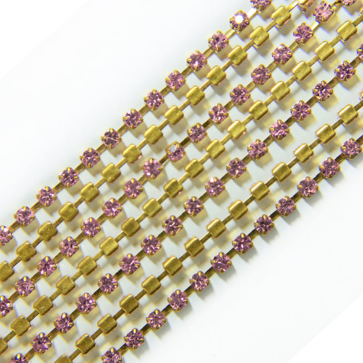 Pink Colour Chaton Chain