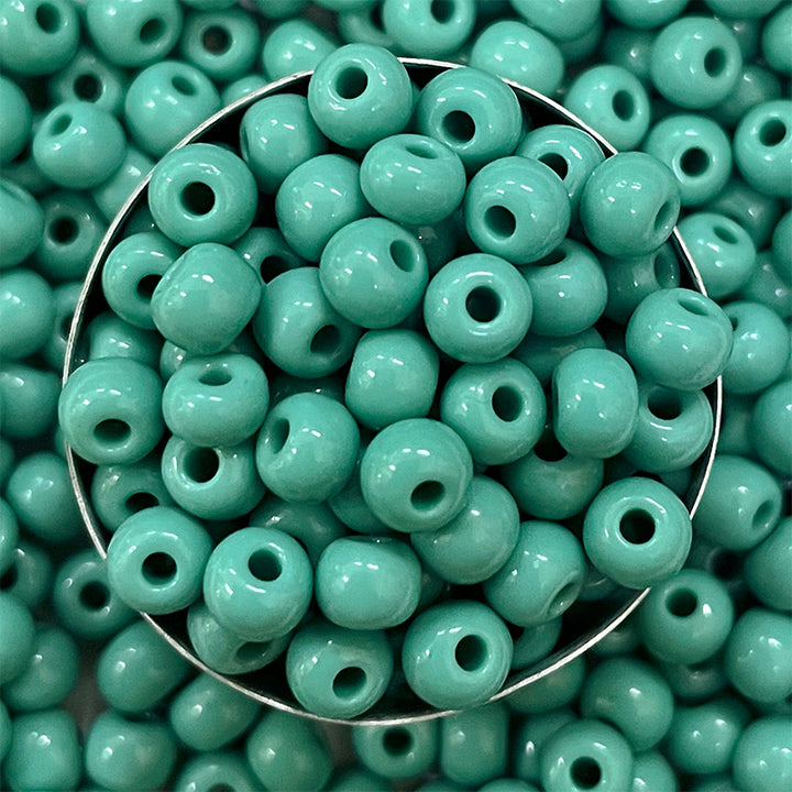 czech beads, czech preciosa, rocaille beads, preciosa rocaille, Seed beads wholesale, Seed beads buy online, Aqua Blue round beads, Seed beads online, seed beads 4/0, beading supplies, buy beads online, seed beads for sale, 5mm seed beads, wholesale seed 