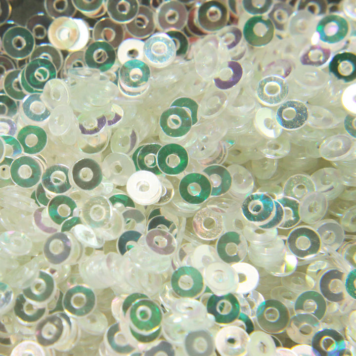 white sequins