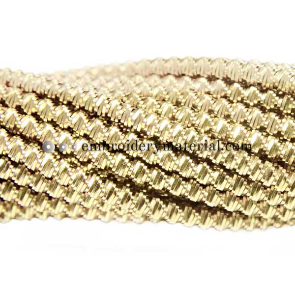 Spiral Dabka in Light Gold Colour