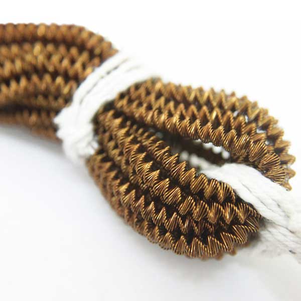Spiral Dabka in Antique Gold Colour