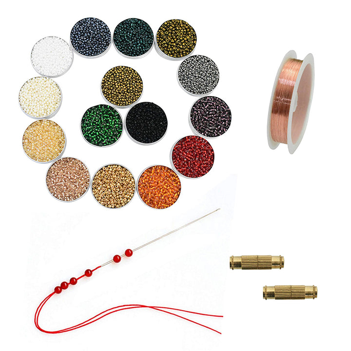 combo bead needle clasp and beading wire