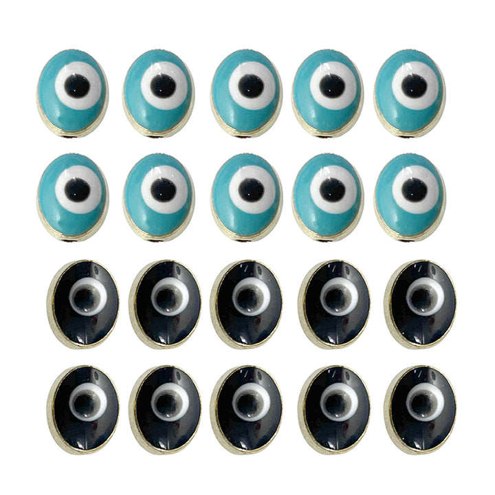 evil eye spacer beads